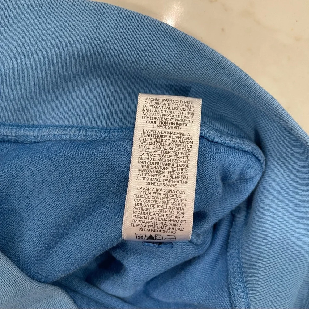 Juicy Couture blue terry cloth zip up hoodie with silver “J” - Picture 13 of 16